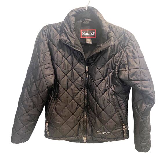 Marmot Women's Black Quilted Prima Loft Calen Jacket Size SP - Picture 1 of 15